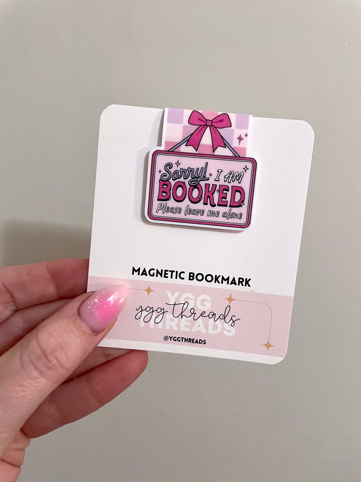 Sorry I'm Booked | Magnetic Bookmark