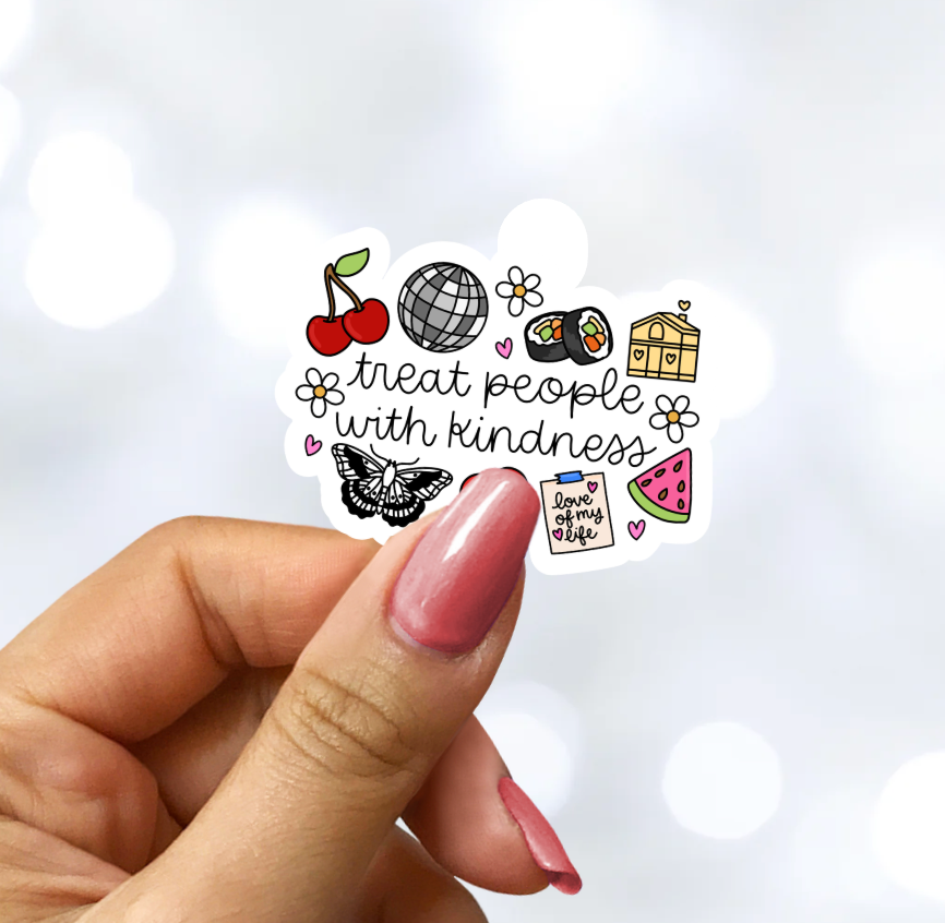 Treat People with Kindness Sticker