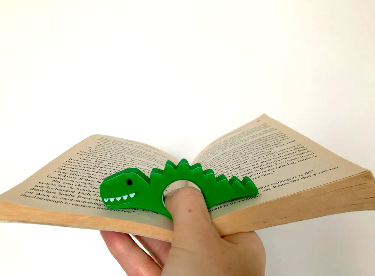 Dinosaur Thumb Book Holder