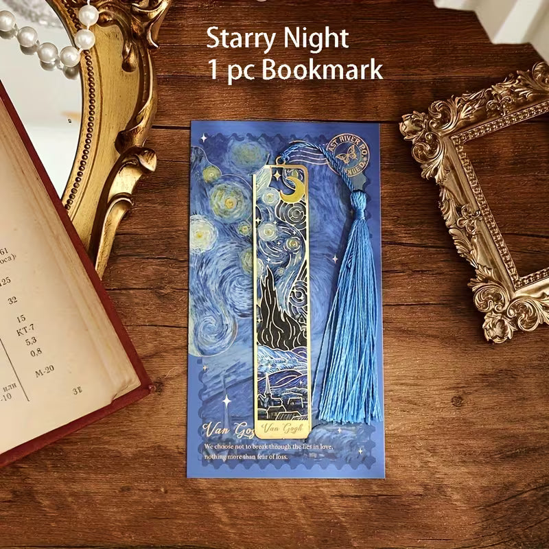 Van Gogh Inspired Metal Bookmarks