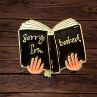 Bookish Enamel Pin