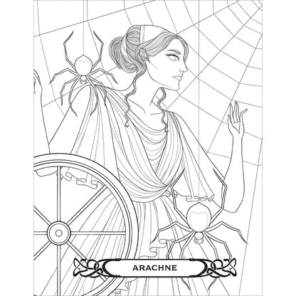 Badass Women of Greek Mythology Coloring Book