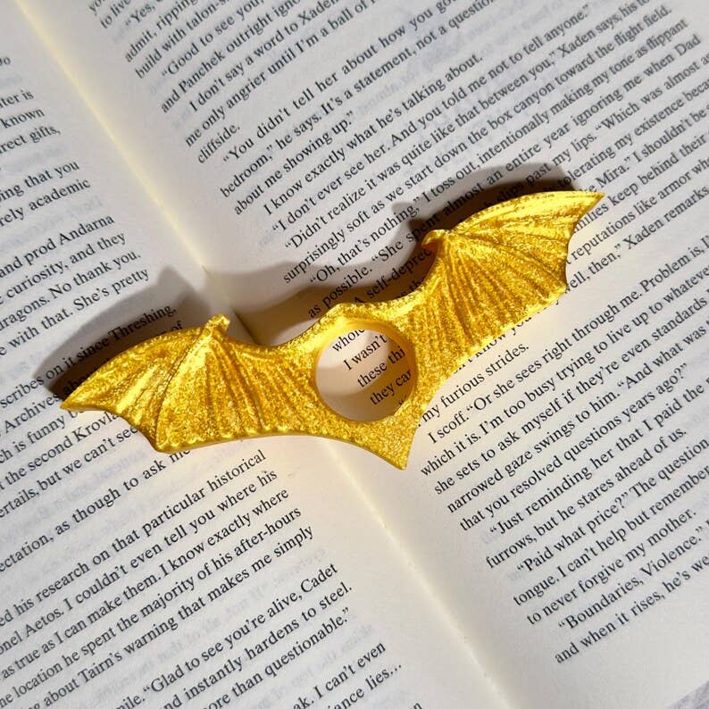Bat Wing Thumb Page Holder | Book Accessory