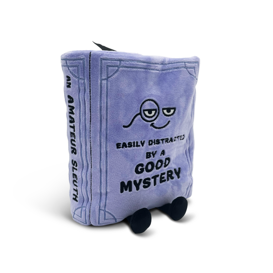 Punchkins "Easily Distracted by a Good Mystery" Book Plush