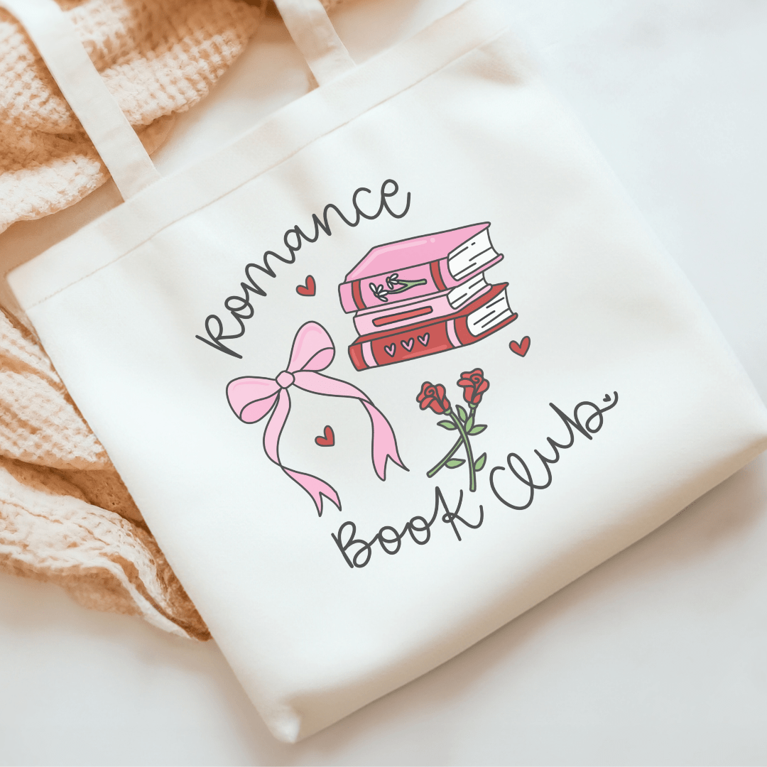 Romance Book Club Canvas Tote Bag