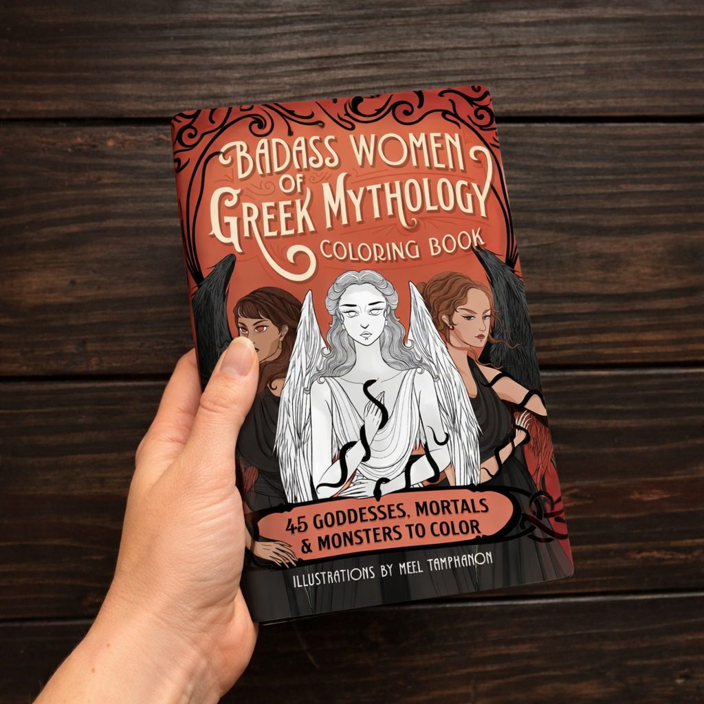 Badass Women of Greek Mythology Coloring Book