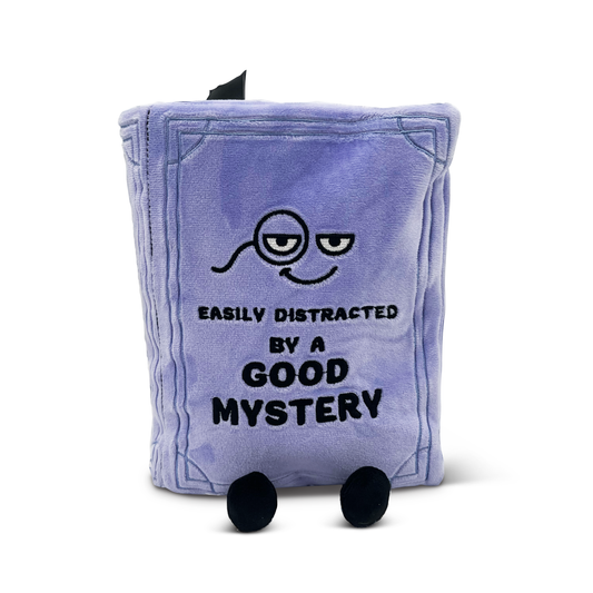 Punchkins "Easily Distracted by a Good Mystery" Book Plush