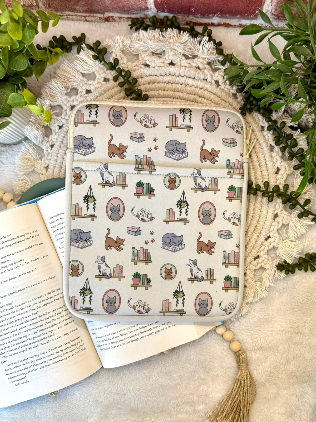 Cat Book Sleeve