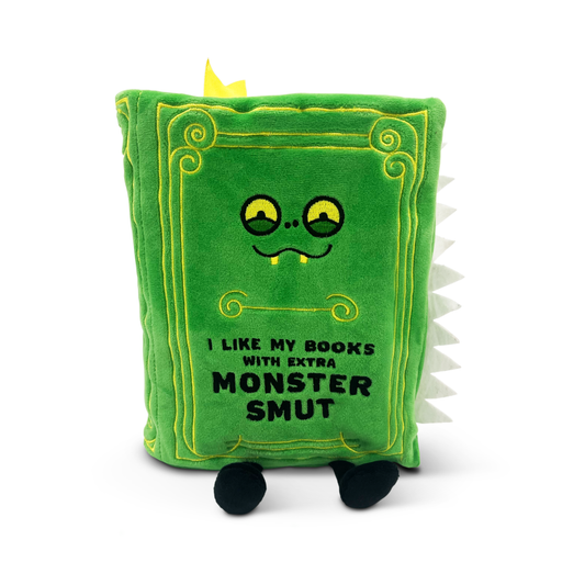 Punchkins "I Like My Books With Extra Monster Smut" Book Plush Toy
