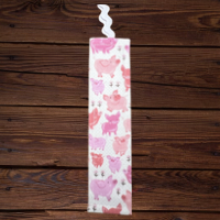 Pink Pig Fabric Bookmark