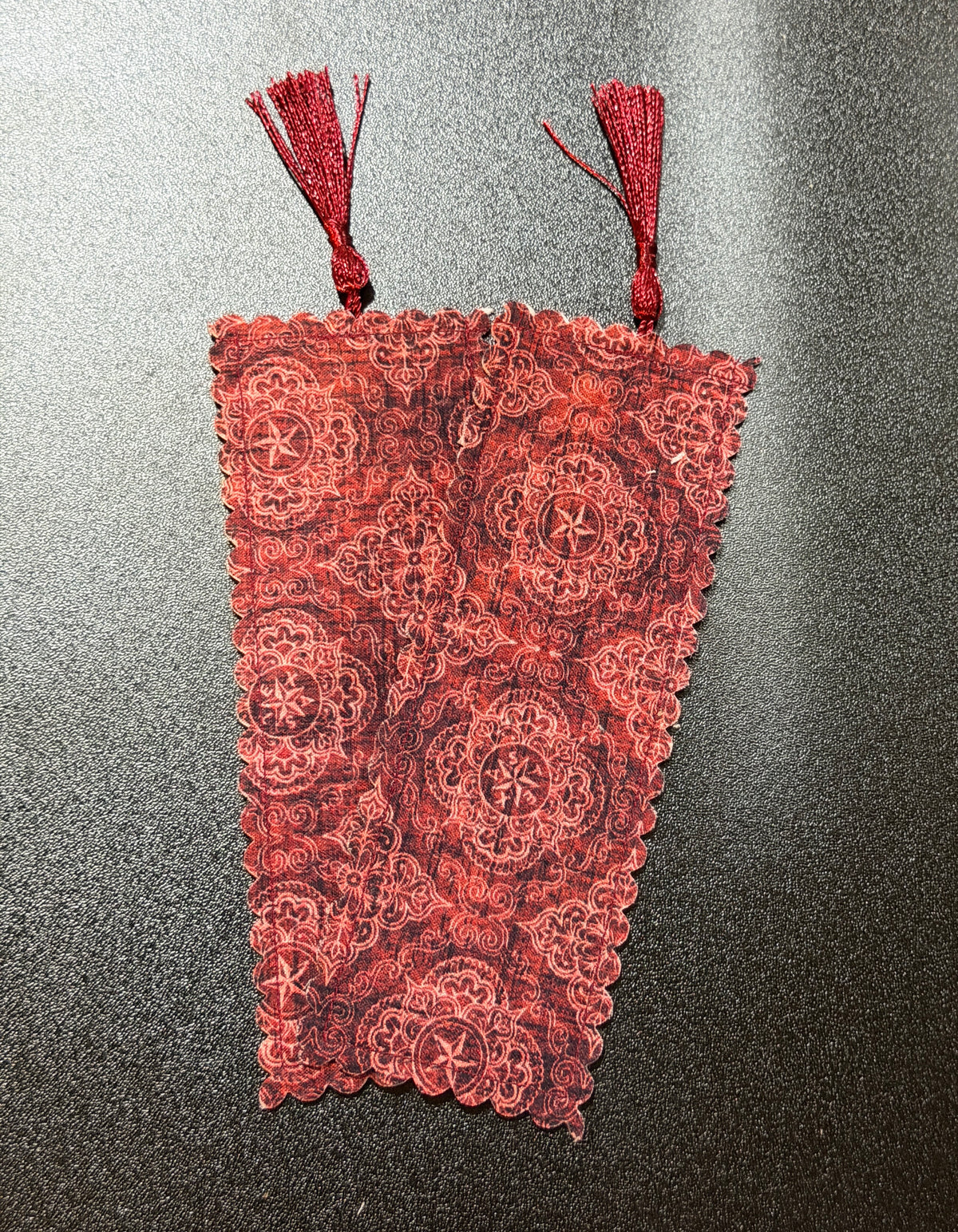 Brick Tile Fabric Bookmark