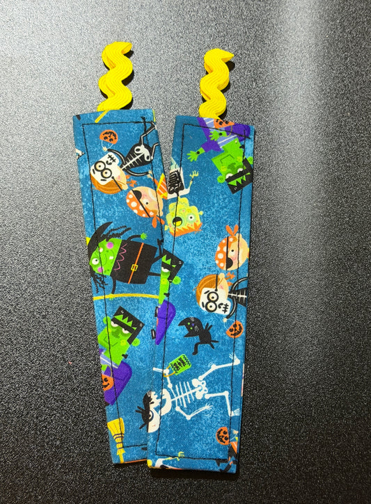 Monster Mash Fabric Bookmark