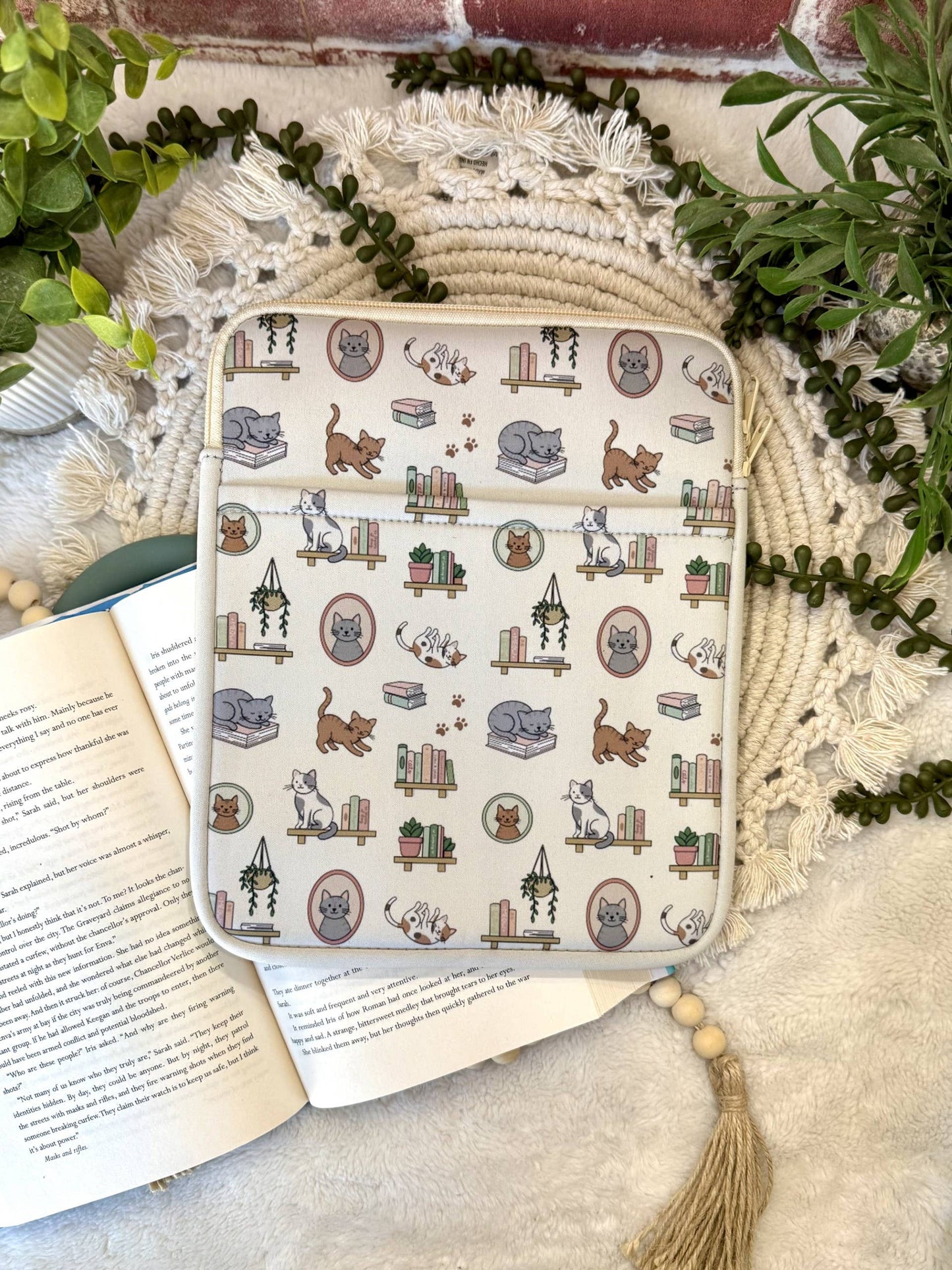Cat Book Sleeve
