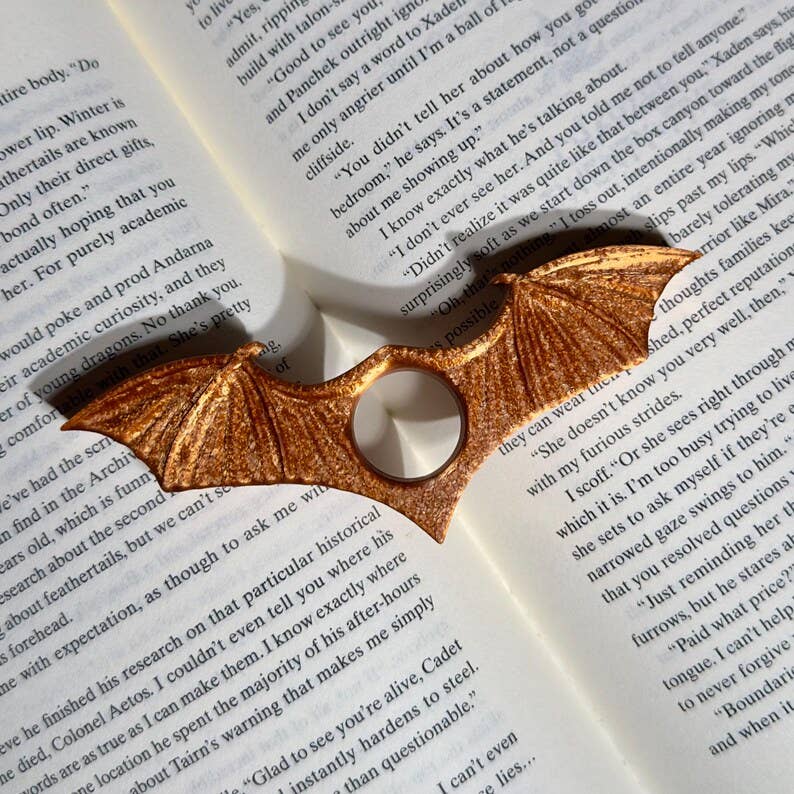 Bat Wing Thumb Page Holder | Book Accessory