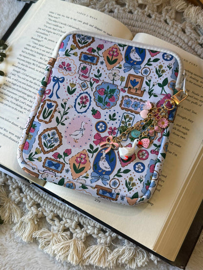 Reading Coquette Goose Kindle Sleeve