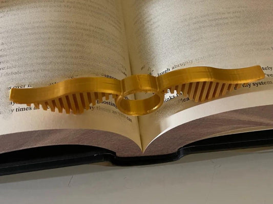 Golden Snitch Inspired Thumb Book Holder
